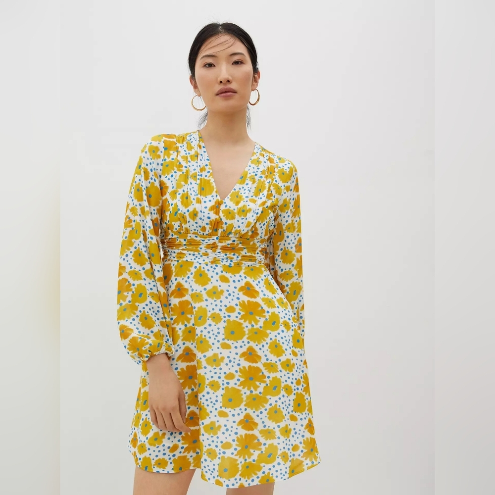 Vera for Anthropologie 'Buttercup' mini dress